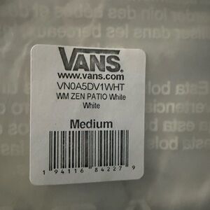 Vans White Zen Patio crop top